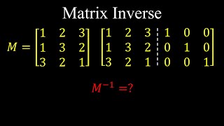 Inverse of a 3x3 Matrix GaussJordan Elimination  Linear Algebra [upl. by Anaid672]