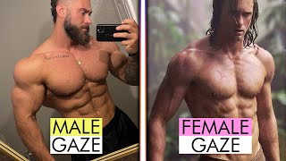 Male VS Female Gaze Looksmaxxing [upl. by Soirtemed]