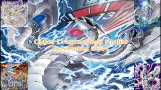 Cyber Dragon Deck Profile November 2024 [upl. by Burrus]