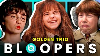 Harry Potter Best and Funniest Golden Trio Bloopers  OSSA Movies [upl. by Dorran]