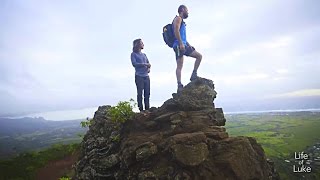 Sleeping Giant Sunrise Hike Kauai [upl. by Helve]