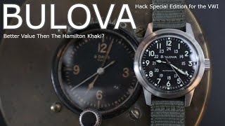 Bulova Hack VWI Special Edition Hack Watch Veteran Watchmaker Initiative WWII Automatic Field Watch [upl. by Kyriako743]