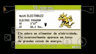 Como capturar um Electabuzz no Pokémon Fire Red [upl. by Annavahs]