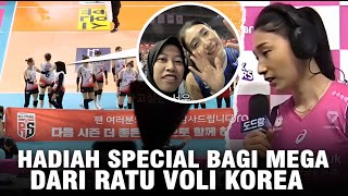 Bangga Terharu amp Hebohkan Korea KYK Beri Hadiah terakhir di Laga Penutupan Mega bersama Red sparks [upl. by Kilian623]