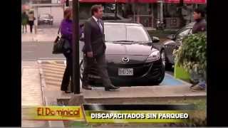 Guerra por el estacionamiento contra el irrespeto a los discapacitados [upl. by Ydnahs]