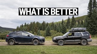 Off Road Subaru Crosstrek VS Forester [upl. by Ilam]