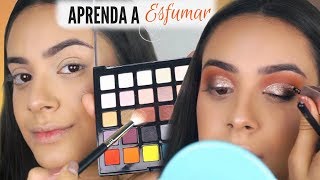 APRENDA a ESFUMAR os OLHOS  Make Iniciantes [upl. by Lamag]