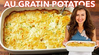 Au Gratin Potatoes  Easy Scalloped Potatoes [upl. by Dieter872]