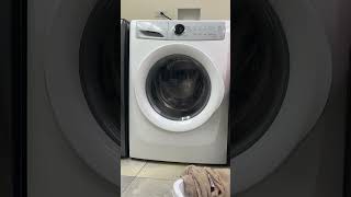 ElectroluxFrigidaire front load washer white spin dry only and sounds like a spaceship [upl. by Einallem]