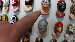 DE MIEDO ENCONTRE MUCHAS MASCARAS DE LUCHA LIBRE EN MUSEO MULME TIJUANA [upl. by Araeit]