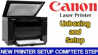 Canon Laser Printer Unboxing and Setup  Canon MF3010 all in one Laser Printer  How to install [upl. by Sayce]