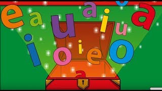 Juega con las vocales  Cantando Aprendo a hablar [upl. by Arlan]