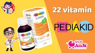 Pediakid 22 vitamin  Shop Jim Tồ [upl. by Aramanta]