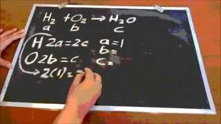 How to Balance Chemical Equation using easy algebra method [upl. by Orin297]