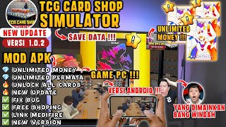 TCG Card Shop Simulator MOD Apk Versi PC dimainkan Di android V 102 Unlimited Money  Free Shoping [upl. by Urbannal]