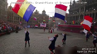 Part 2 Ommegang 2024 Brussels Flag [upl. by Lundeen]