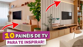 10 IDEIAS DE PAINÉIS DE TV PARA SALA  DicaDaPâ [upl. by Meagan]