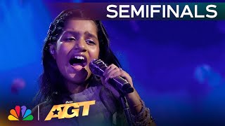 Pranysqa Mishra Adds An AMAZING Spin To quotHigh Hopesquot By Panic At The Disco  Semifinals  AGT 2024 [upl. by Dang461]