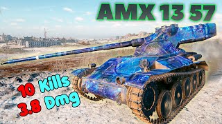 AMX 13 57  10 Frags 38K Damage Master by player binders [upl. by Nuahsyd745]