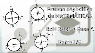 Bachillerato por Madurez 2020  Convocatoria 1  Fase A específica  Ejercicios 01  12 [upl. by Ihsorih]