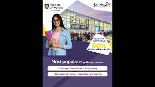 Flinders Uni Attractive with 50 Go Beyond Scholarship  Study in Australia  StudyNet [upl. by Nehcterg990]