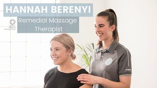 Meet Hannah Berenyi  Remedial Massage Therapist [upl. by Tatman781]