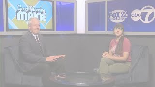 Brianna Guy from Hirundo Wildlife Refuge appears on GMM to promote quotFall Festquot [upl. by Sirah]