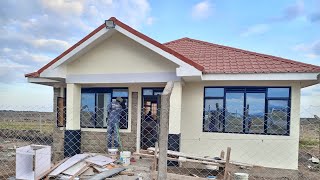 Amazing💥A complete 2 bedroom house in kajiado using INTERLOCKING BLOCKSusing 1600 blocks only [upl. by Afas]