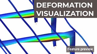 Smooth and realistic deformation representation of 7DOF beam FE results [upl. by Claire]