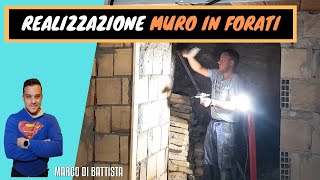 Come realizzare un muro in forati [upl. by Ecnahs775]