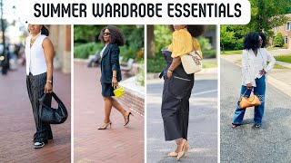 SUMMER CLOSET ESSENTIALS  2024 MUST HAVES TO ELEVATE YOUR WARDROBE [upl. by Adnocahs116]