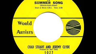 1964 HITS ARCHIVE A Summer Song  Chad amp Jeremy [upl. by Clower]