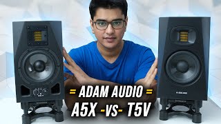 Adam Audio A5X Detailed Review amp Comparison with T5V [upl. by Letta702]