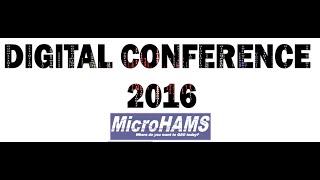 MicroHAMS Digital Conference 2016 [upl. by Aisor121]