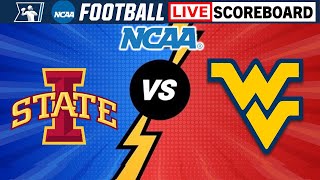 Iowa State Cyclones vs West Virginia Mountaineers  NCAA Football Live Scoreboard [upl. by Dacy827]