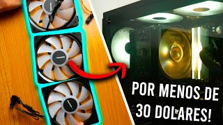 👉Como Instalar VENTILADORES RGB a Mi PC GAMER✅ HUB De Ventiladores  Ventiladores CalidadPrecio [upl. by Knox]