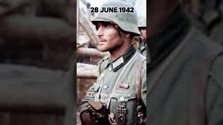 June 28September 1942 Germany and its Axis partners launched new offensive into the Soviethistory [upl. by Zane]