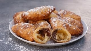 Recette rapide des empanadas banane nutella  beignets [upl. by Bui]