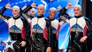 Could ALIENS win BGT Baba Yega are out of this world  Auditions  BGT 2018 [upl. by Belda742]