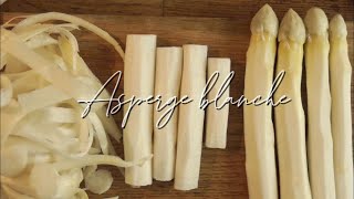 Asperge Blanche パリ在住シェフが作るホワイトアスパラの本格簡単レシピ [upl. by Colville]