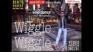 SL  Wiggle Wiggle  dance animation  Bento hands amp fingers [upl. by Curcio]