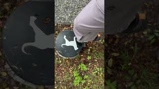 Convenient Dog Poop Container FootActivated Lid for Easy Disposal 🐕💩 [upl. by Janel]