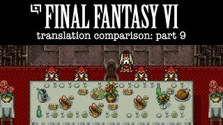 FF6 Translation Comparison 09 Meeting Mog → Banquet [upl. by Jelsma]