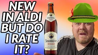 New in ALDI  Benediktiner Weissbier 54 German Beer Review [upl. by Eciral]