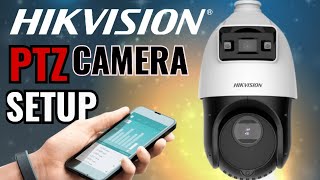 Hikvision PTZ Camera InstallationHow to Setup Hikvision 4MP IP PTZ Colour Camera [upl. by Nanreik]