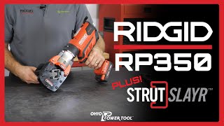 FULL DEMO  New Ridgid RP 350 Press Tool amp StrutSlayr [upl. by Papp]