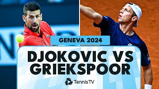 Novak Djokovic vs Tallon Griekspoor  Geneva 2024 Highlights [upl. by Witkin]