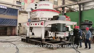 VSI1263 Vertical shaft impact crusher sand making machine test machine before delivery [upl. by Nolra]