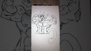 Kitteh sigmachad memes cat drawing art oc furrydrawing fursonaart furry fursona meme fyp [upl. by Tuchman704]