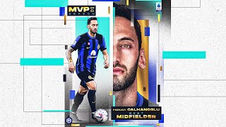 Hakan Calhanoglu is the best midfielder of the 202324 season  Serie A 202324 [upl. by Bunnie]